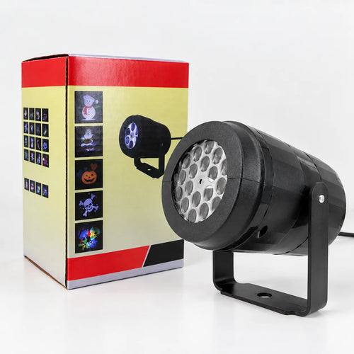 Proyector LED de Halloween y Navidad
